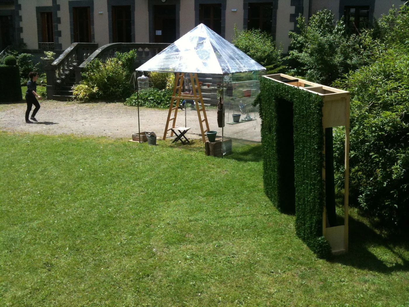 Scénographie de George Dandin, Théâtre La Chélidoine, Ussel — festival « Ah la Belle Étoile », 2013