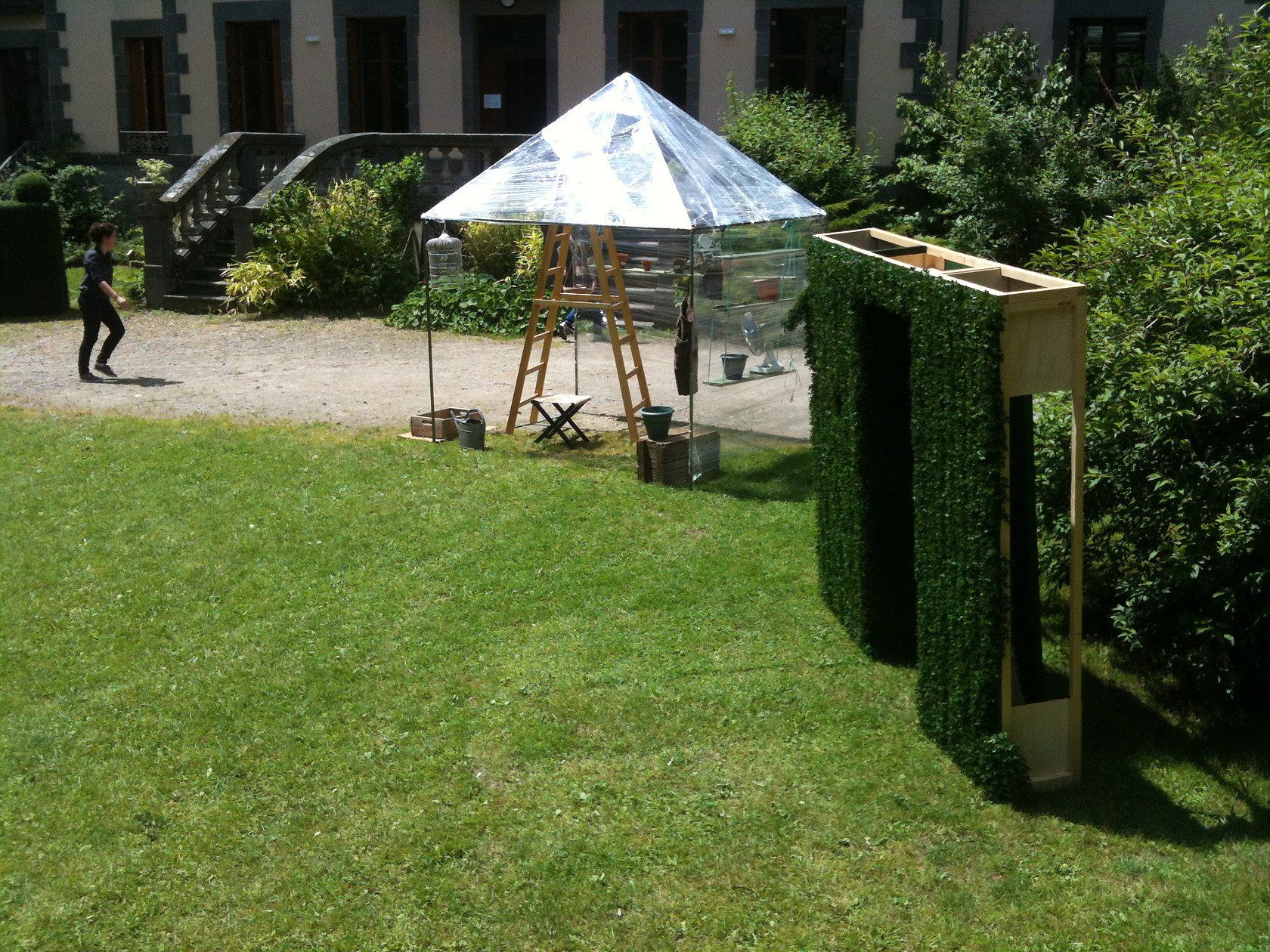 Scénographie de George Dandin, Théâtre La Chélidoine, Ussel — festival « Ah la Belle Étoile », 2013