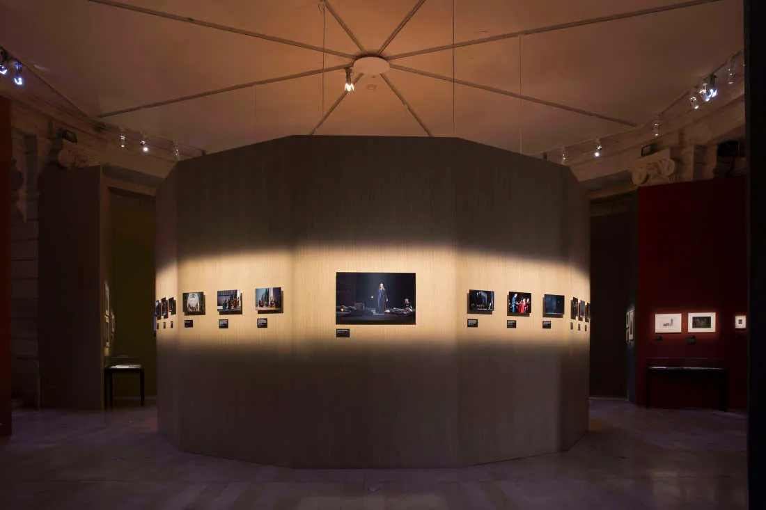 Scénographie de l’exposition de Patrice Chéreau, mettre en scène l’opéra, Bibliothèque-musée de l’Opéra, Palais Garnier, Paris, 2017