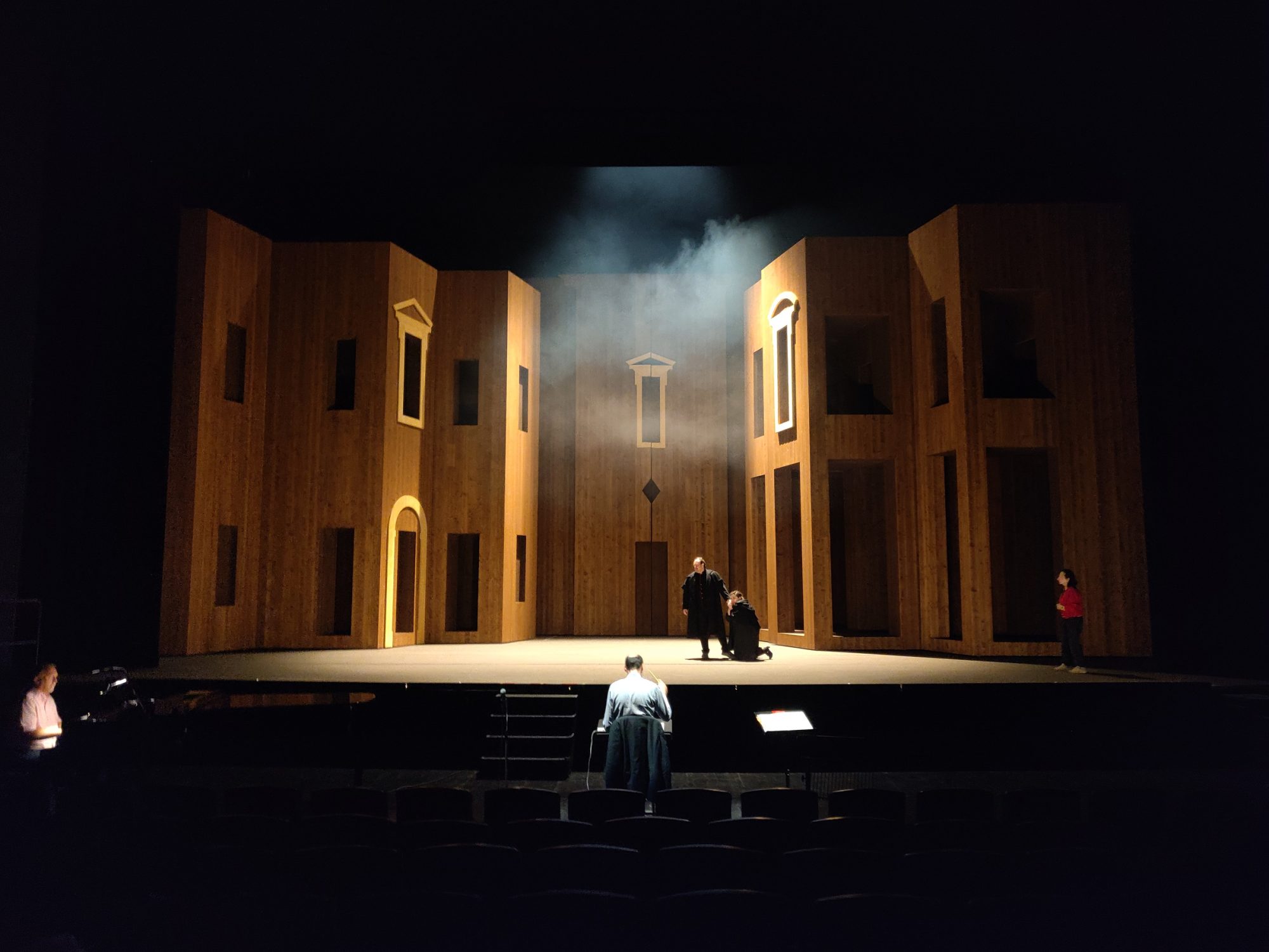 Scénographie de Un ballo in maschera, Grand Théâtre de Genève, Suisse, 2019